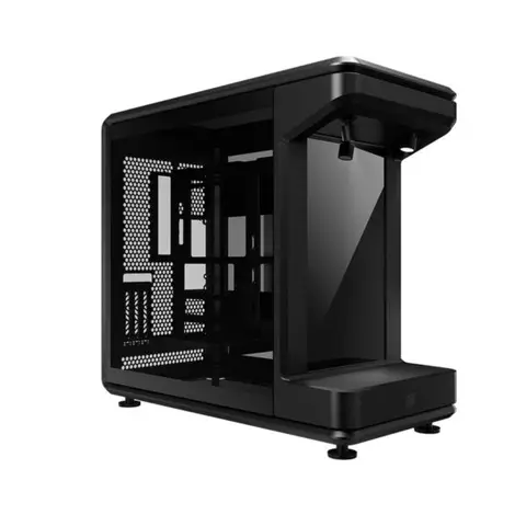 Cooler Master MasterFrame 360 Stage LCD Siyah 15.6 inç Ekranlı Temperli Cam USB 3.2 Mid Tower ATX Gaming Kasa