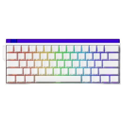 AKKO Veekos Shine60 HE %60 Flash Manyetik Switch 8K Hz Hall Effect Hotswap RGB Kablosuz İngilizce Gaming Klavye