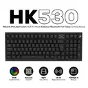 Hawk Gaming HK530 Mekanik Prelubed Switch Hot Swap RGB Tri-Mode Kablosuz/Bluetooth Türkçe Gaming Klavye