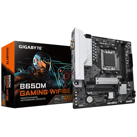 GIGABYTE B650M GAMING WIFI6E AMD AM5 DDR5 6400MHZ MATX ANAKART