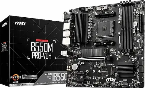 MSI B550M PRO-VDH AMD AM4 DDR4 Micro ATX Anakart