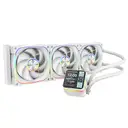 Dragos Rock LCD Ekranlı 360mm ARGB Beyaz İşlemci Sıvı Soğutucu