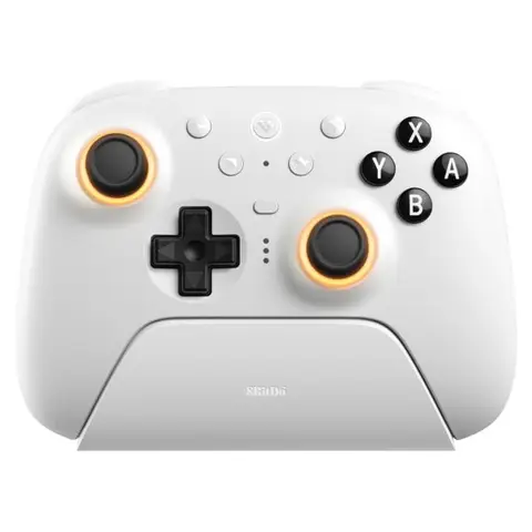 8BitDo Ultimate 2 Beyaz Nintendo Switch Destekli Kablosuz Gamepad