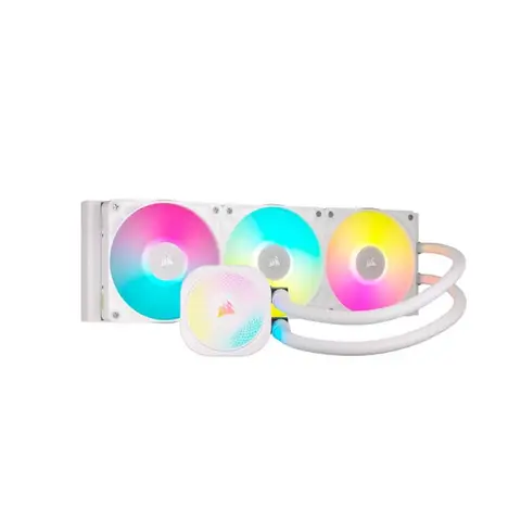 Corsair ICUE LINK Titan 360 RX RGB AIO 360mm LGA1700/1851/AM5 Beyaz Sıvı İşlemci Soğutucu