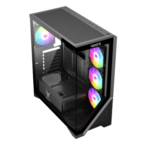 Vento VG4202FL 750W 80 Plus Bronze 4x12cm RGB Fanlı Gen5 E-AXT ATX Kasa