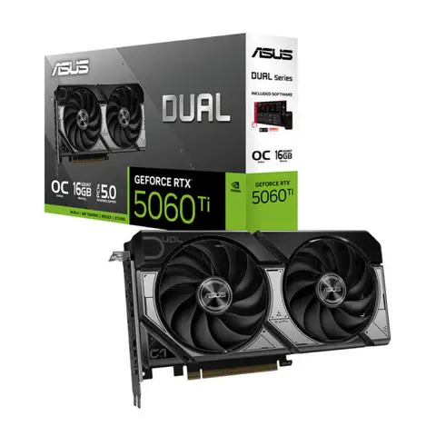 ASUS DUAL GeForce RTX 5060 Ti OC 16GB GDDR7 128 Bit DLSS 4 Ekran Kartı