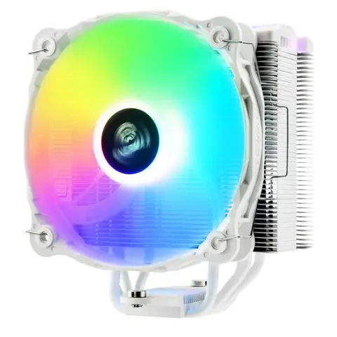 Enermax ETS-F40-W-ARGB 140mm 4 x 6mm Isı Borulu Intel-AMD Uyumlu Beyaz Hava Soğutucu – 2 Yıl Birebir Değişim Garantili