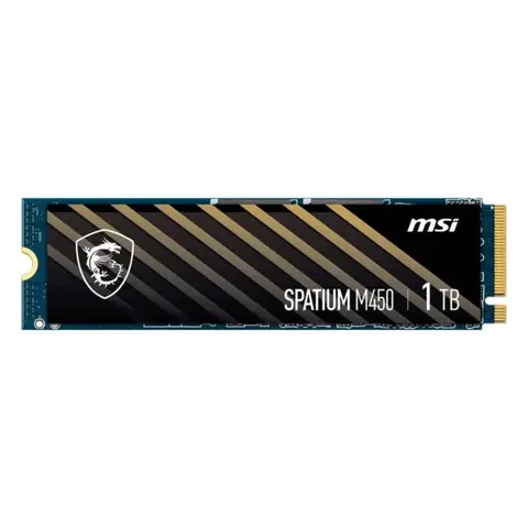 MSI SPATIUM M450 V1 1TB NVMe PCIe Gen4 x4 Okuma 3400MB – Yazma 2400MB M.2 SSD