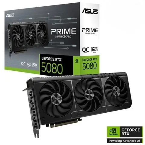 ASUS PRIME GeForce RTX 5080 OC 16GB GDDR7 256 Bit DLSS 4 Ekran Kartı