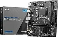 MSI Pro H610M-E Intel LGA1700 DDR4 Micro ATX Anakart