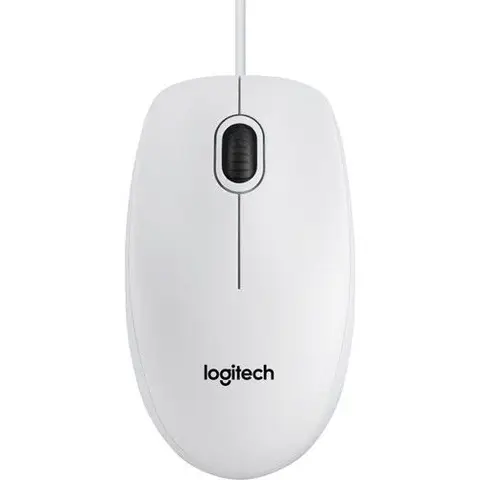 Logitech 910-003360 B100 USB 1600Dpi 3 Tuşlu Kablolu Beyaz Mouse