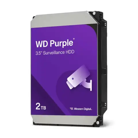 WD 2 TB 5400RPM 64MB Önbellek 7/24 3.5 inç SATA 3.0 Harddisk (WD23PURZ)
