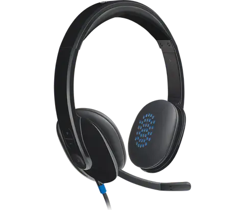 Logitech 981-000480 H540 Kafa Bantl� Kablolu Siyah Kulak �st� Mikrofonlu Kulakl�k