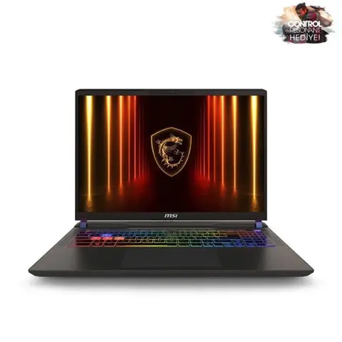 MSI VECTOR 16 HX AI A2XWIG-090XTR Intel Core Ultra 9-275HX GeForce RTX 5080 16GB 175W 16GB DDR5 1TB SSD 16 inç 2K QHD+ 240Hz FreeDos Gaming Laptop