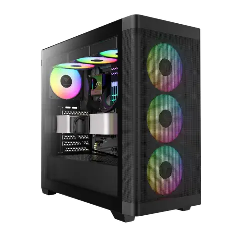 Gamdias ATHENA M3 850W 4x12cm ARGB Fanlı Siyah Mid Tower ATX Oyuncu Kasası