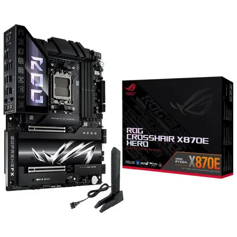ASUS ROG Crosshair X870E Hero 8600MHz(OC) DDR5 Soket AM5 M.2 HDMI ATX Anakart