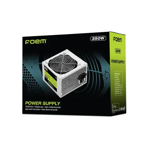 Frisby Foem FPS-G35F12 350W 12cm Fanl� Gri ATX G�� Kayna�� PSU