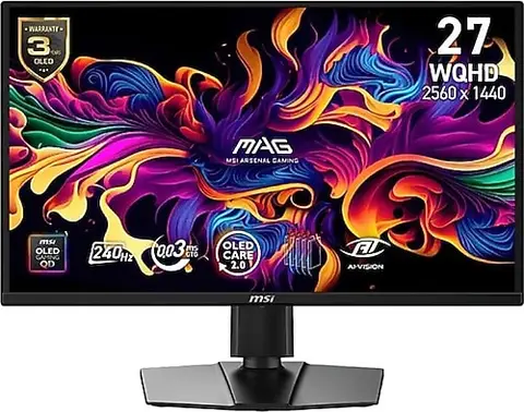 MSI MAG 272QP QD-OLED X24 26.5" 0.03 ms 2K 240 Hz Oyuncu Monitörü