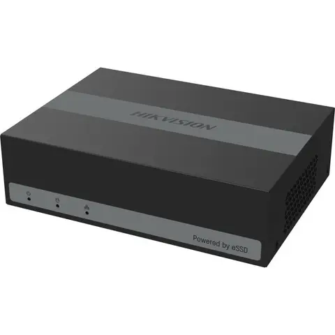 Hikvision DS-E04HGHI-B 4 Kanal 4 MP 300 GB SSD 1 HDD VGA HDMI ESSD DVR Kayıt Cihazı