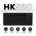 Hawk Gaming HK520 Mekanik Prelubed Switch Hot Swap RGB Tri-Mode Kablosuz/Bluetooth Türkçe Gaming Klavye
