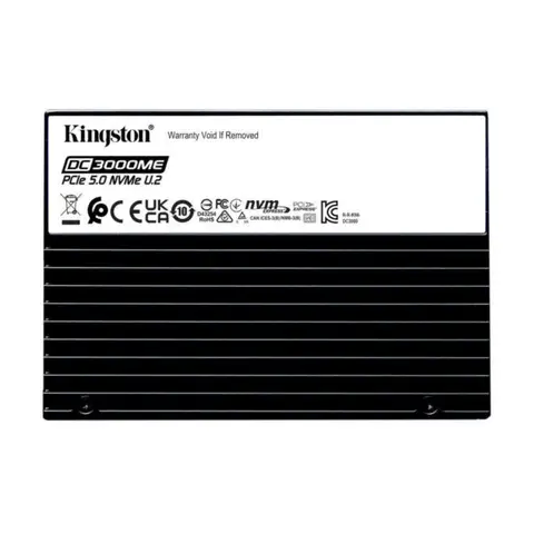 Kingston DC3000ME 30.72TB NVMe PCIe Gen5 x4 Okuma 14000MB – Yazma 9700MB Data Center U.2 SSD (SEDC3000ME/30T7)