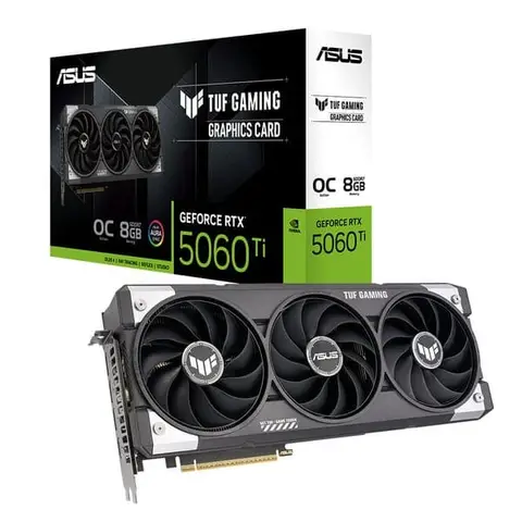 ASUS TUF Gaming GeForce RTX 5060 Ti OC 8GB GDDR7 128 Bit DLSS 4 Ekran Kartı