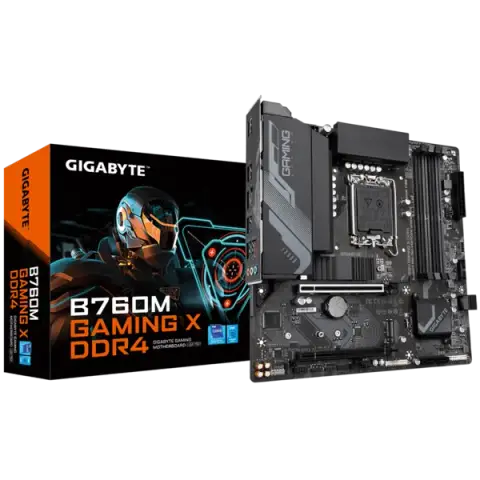 Gigabyte B760M GAMING X DDR4 Sc-1700 B760 DDR4 5333Mhz 2xM2 2.5Gbe mATX INTEL Anakart