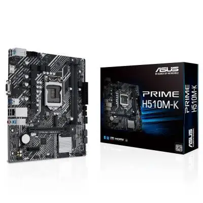 Asus Prime H510M-K Sata,M2 Ddr4 3200MHz Usb 3.2 Vga Hdmi Ses G.Lan 1200 Anakart
