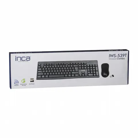 Inca IWS-539T Q TR Multimedia Süpr Cosy 1200 Dpi 4 Tuşlu Siyah Klavye Mouse Set