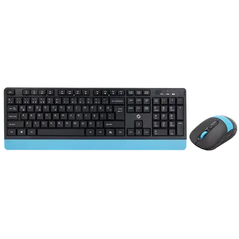 Frisby FK-4885QU Q TR Standart Siyah Mavi Kablosuz Klavye Mouse Set