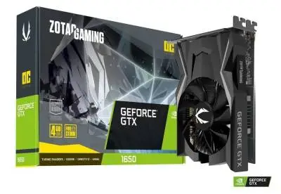 Zotac GTX1650 OC Nvidia GDDR6 128Bit Dvi.Hdmi.Display Tek Fan 4GB Ekran Kartı
