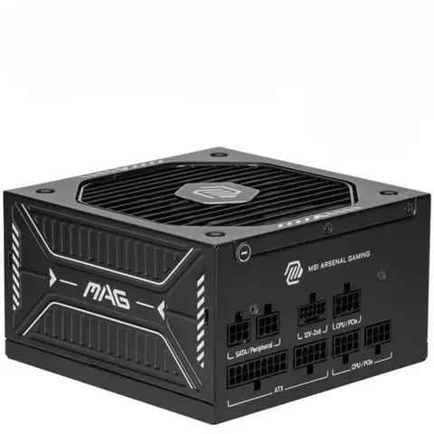 MSI MAG A750GLS PCIE5 750W 80+Gold Full Modüler 135mm Fanlı Güç Kaynağı