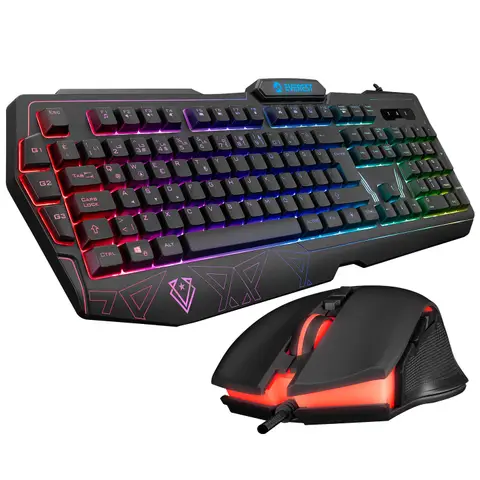 Everest KM-6168 USB Q TR FORMULA COMBO 3 Makro Tuşlu RGB Kablolu Klavye Mouse Set