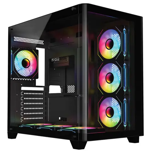 Frisby FC-9545G 750 W 80 Plus Bronze 7x12cm ARGB Fanlı Temperli Mid Tower ATX Kasa