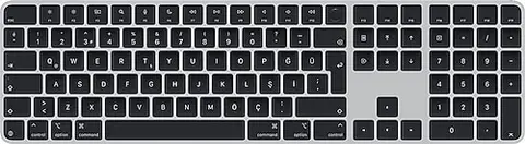 Apple Magic Keyboard Touch ID Sayısal Tuş Takımlı MXK83TQ/A Türkçe Q Kablosuz Klavye