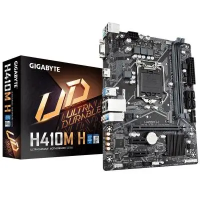 Gigabyte H410M H 2933MHz DDR4 Soket 1200 M.2 HDMI VGA mATX Anakart