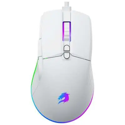 GameBooster GB-M12W M12 Vital 12800 DPI Usb Kablolu Beyaz Gaming Optik Mouse RGB