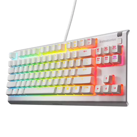 STEELSERIES Apex 3 TKL Türkçe RGB Gaming Klavye Beyaz