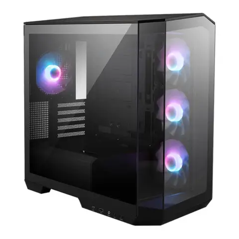 MSI MAG PANO M100R PZ ARGB Panoramik Temperli Cam USB 3.2 mATX Siyah Gaming Kasa