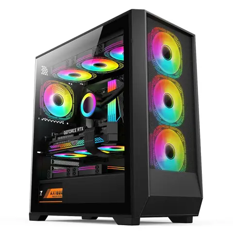 Iromx ORENDA BTX-75G3 750W 4x12cm ARG Fanlı 360mm Soğutucu Destekli Siyah ATX Kasa