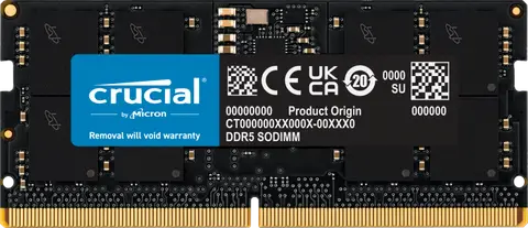 Crucial CT16G48C40S5 16 GB DDR5 4800Mhz CL40 Notebook Bellek