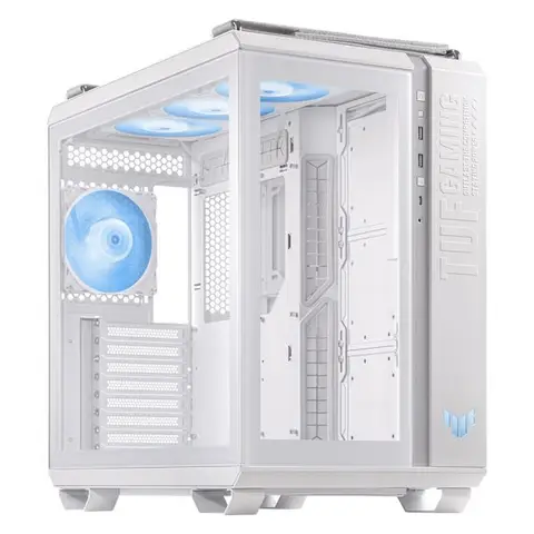 ASUS TUF Gaming GT502 Plus Panaromik Temperli Cam USB 3.2 ATX Beyaz Gaming Kasa