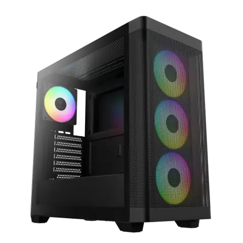 Gamdias ATHENA M3 1600W 4x12cm ARGB Fanlı Siyah Mid Tower ATX Oyuncu Kasası