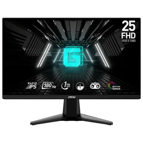 MSI G255F 24.5" 180Hz 1ms HDMI DP FreeSync FHD Rapid IPS Gaming Monitör