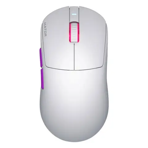 HATOR Quasar 3 ULTRA White 8K Hz PixArt PAW 3950 Sensör RGB Kablosuz Simetrik Gaming Mouse (HTM771)