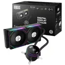 Dragos FrostBite 240 Intel-AMD 240MM Isı Göstergeli ARGB Siyah Sıvı Soğutucu
