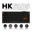 Hawk Gaming HK610S Hall Effect Manyetik Switch RGB 8K Hz Tri-Mode Kablosuz/Bluetooth Gaming Klavye