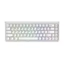 AKKO Ray68 HE White %65 AstroAim Magnetic Switch 8K Hz Hall Effect Hotswap ARGB Kablosuz İngilizce Manyetik Gaming Klavye