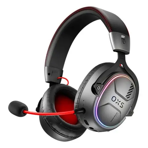 OXS Storm G2 Siyah RGB PS5 Uyumlu 7.1 Virtual Surround Kablosuz Gaming Kulaklık