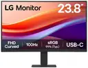 Lg 24U421A-B 23.8 inch 1920x1080 5ms 100Hz HDMI Type C Curved Monitör